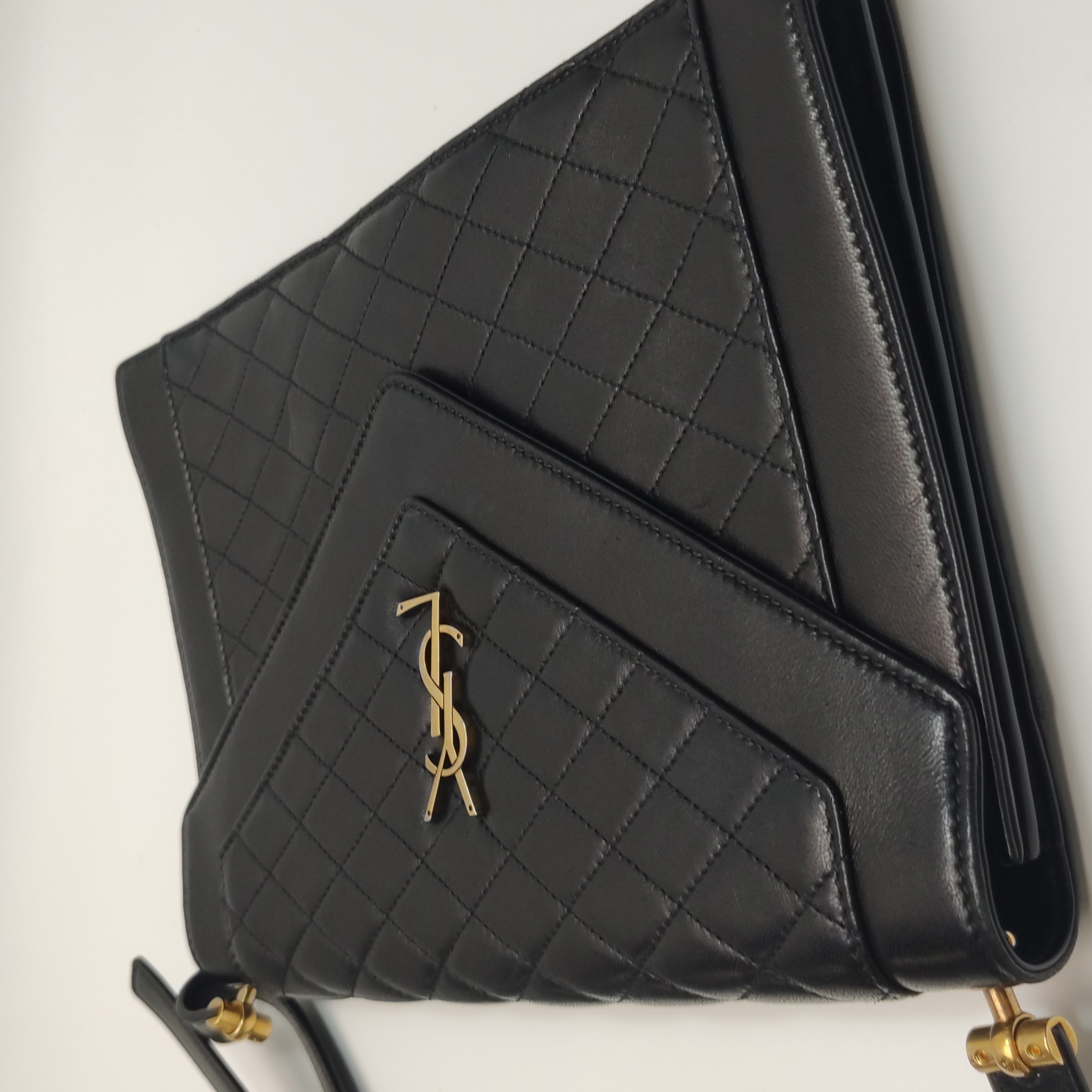 Saint Laurent Gaby Envelope Satchel Quilted Leather — photo 17 of 17