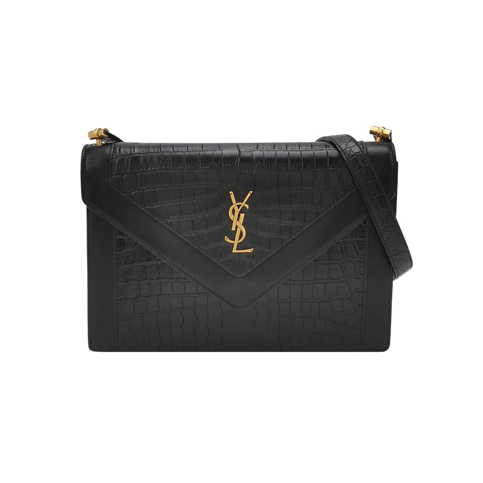 Saint Laurent Gaby Envelope Satchel Crocodile Embossed Leather — photo 1 of 19