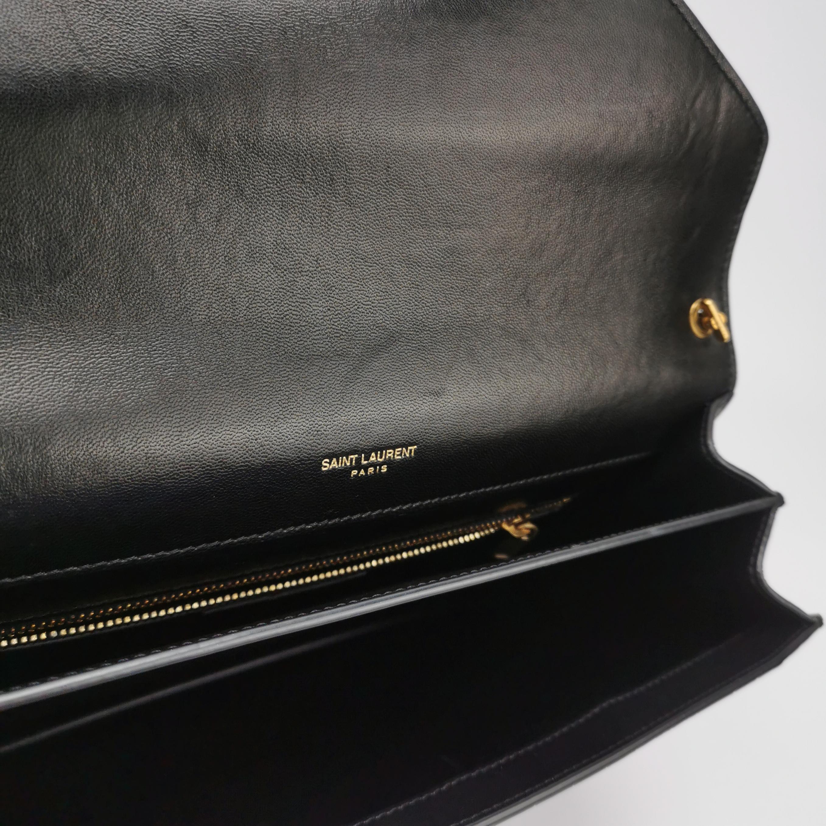 Saint Laurent Gaby Envelope Satchel Crocodile Embossed Leather — photo 8 of 19