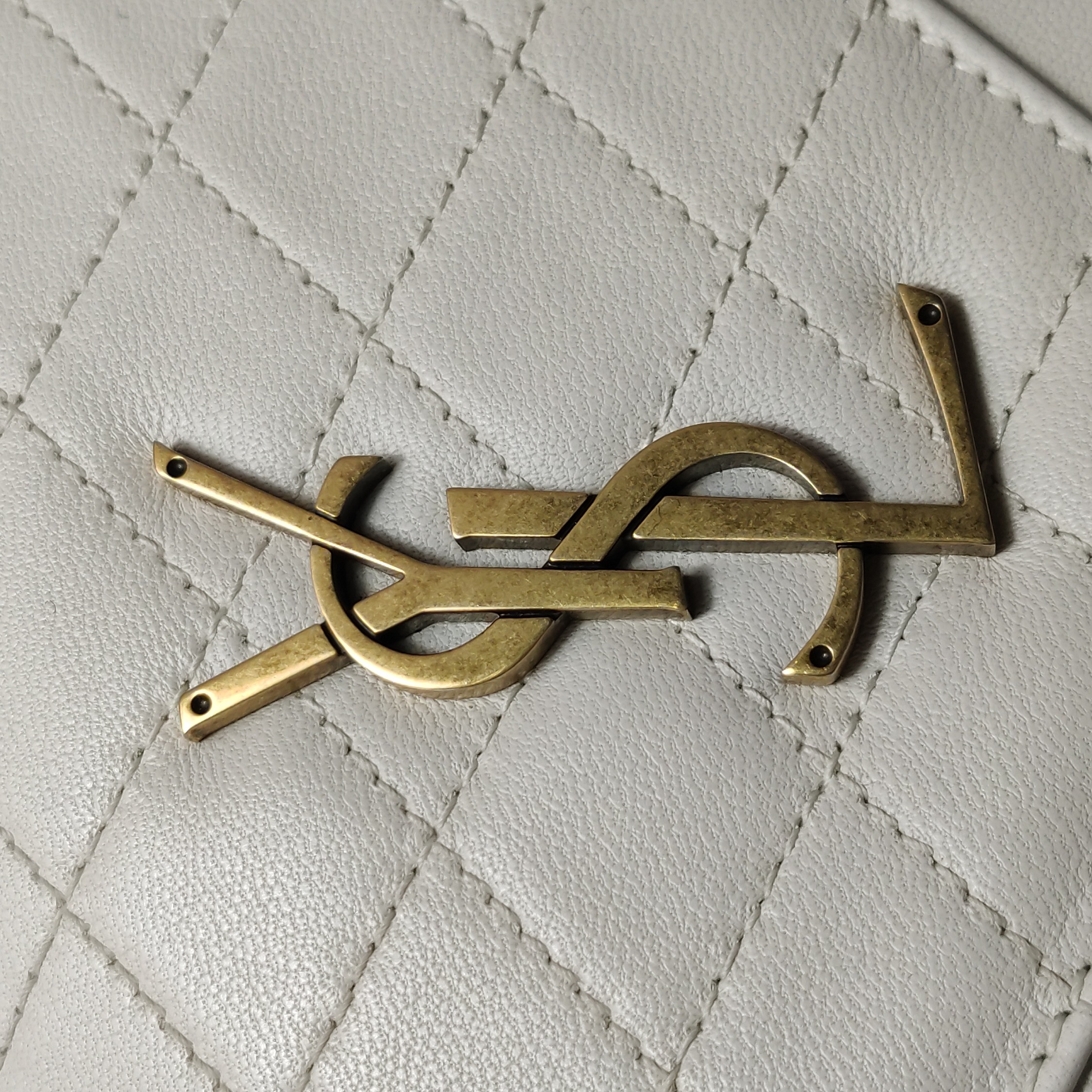 Saint Laurent Gaby Envelope Satchel Quilted Leather — photo 9 of 15