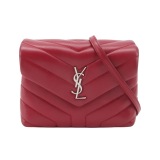 Saint Laurent Loulou Shoulder Bag Matelasse Chevron Leather Toy — thumbnail 1