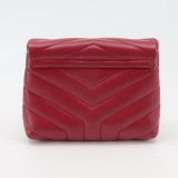 Saint Laurent Loulou Shoulder Bag Matelasse Chevron Leather Toy — thumbnail 3