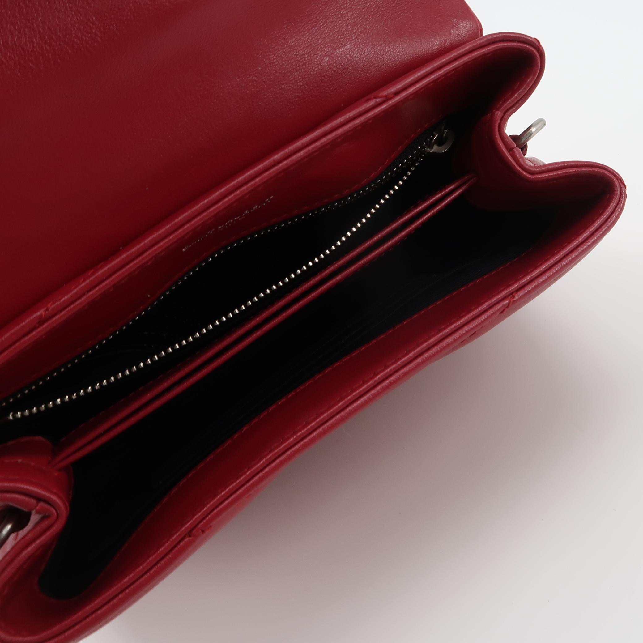 Saint Laurent Loulou Shoulder Bag Matelasse Chevron Leather Toy — photo 7 of 16