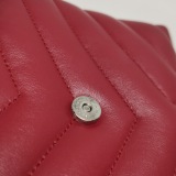 Saint Laurent Loulou Shoulder Bag Matelasse Chevron Leather Toy — thumbnail 10