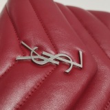 Saint Laurent Loulou Shoulder Bag Matelasse Chevron Leather Toy — thumbnail 9