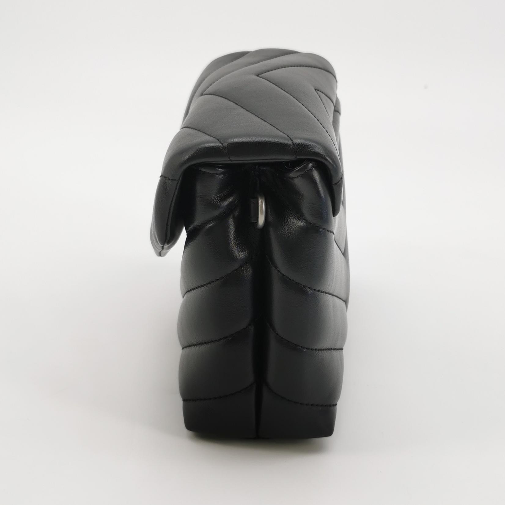 Saint Laurent Loulou Shoulder Bag Matelasse Chevron Leather Toy — photo 4 of 16