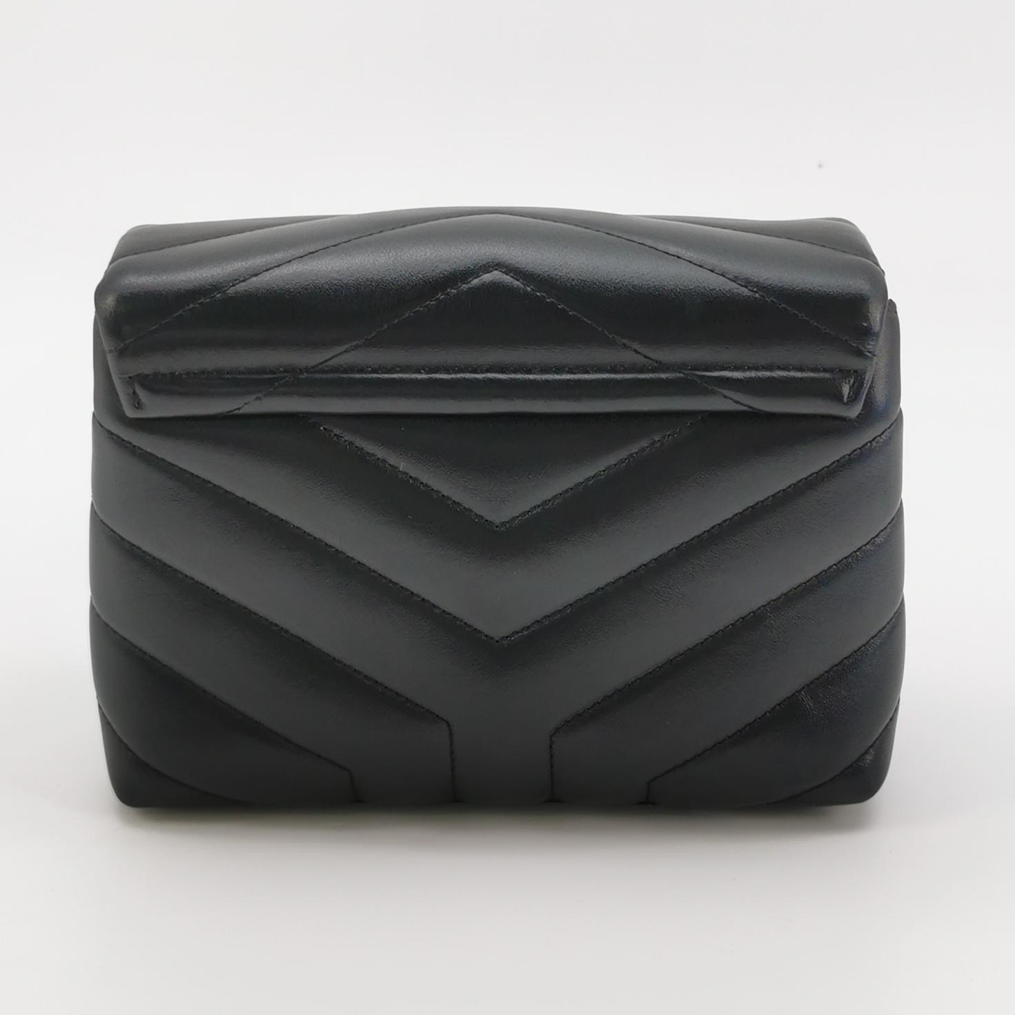 Saint Laurent Loulou Shoulder Bag Matelasse Chevron Leather Toy — photo 3 of 16