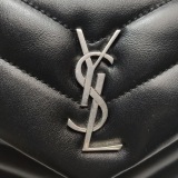 Saint Laurent Loulou Shoulder Bag Matelasse Chevron Leather Toy — thumbnail 9