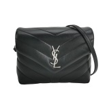 Saint Laurent Loulou Shoulder Bag Matelasse Chevron Leather Toy — thumbnail 1