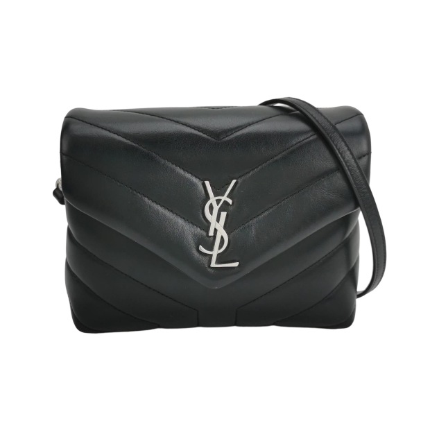Saint Laurent Loulou Shoulder Bag Matelasse Chevron Leather Toy — pre-owned, Vierlot
