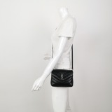 Saint Laurent Loulou Shoulder Bag Matelasse Chevron Leather Toy — thumbnail 2