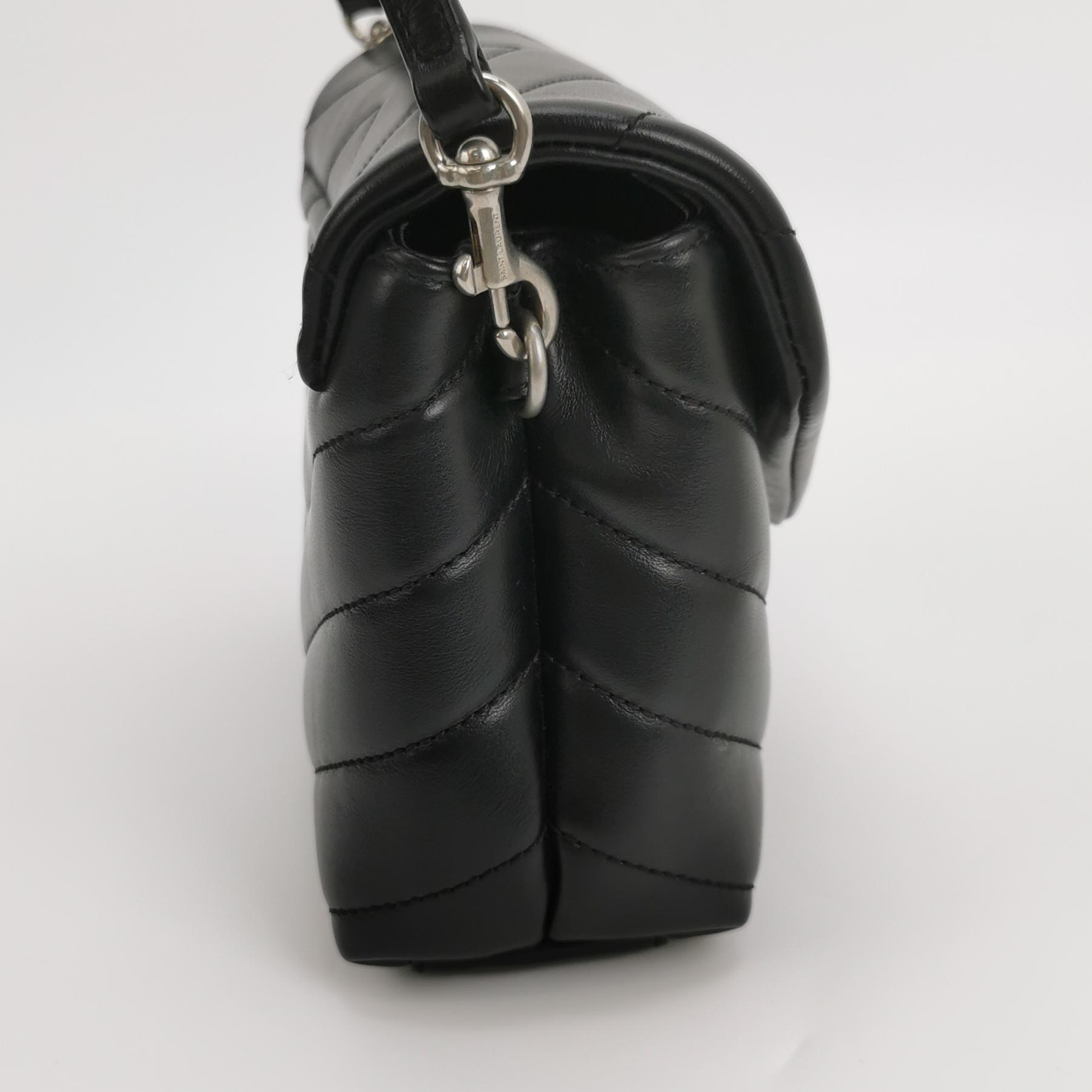 Saint Laurent Loulou Shoulder Bag Matelasse Chevron Leather Toy — photo 4 of 17