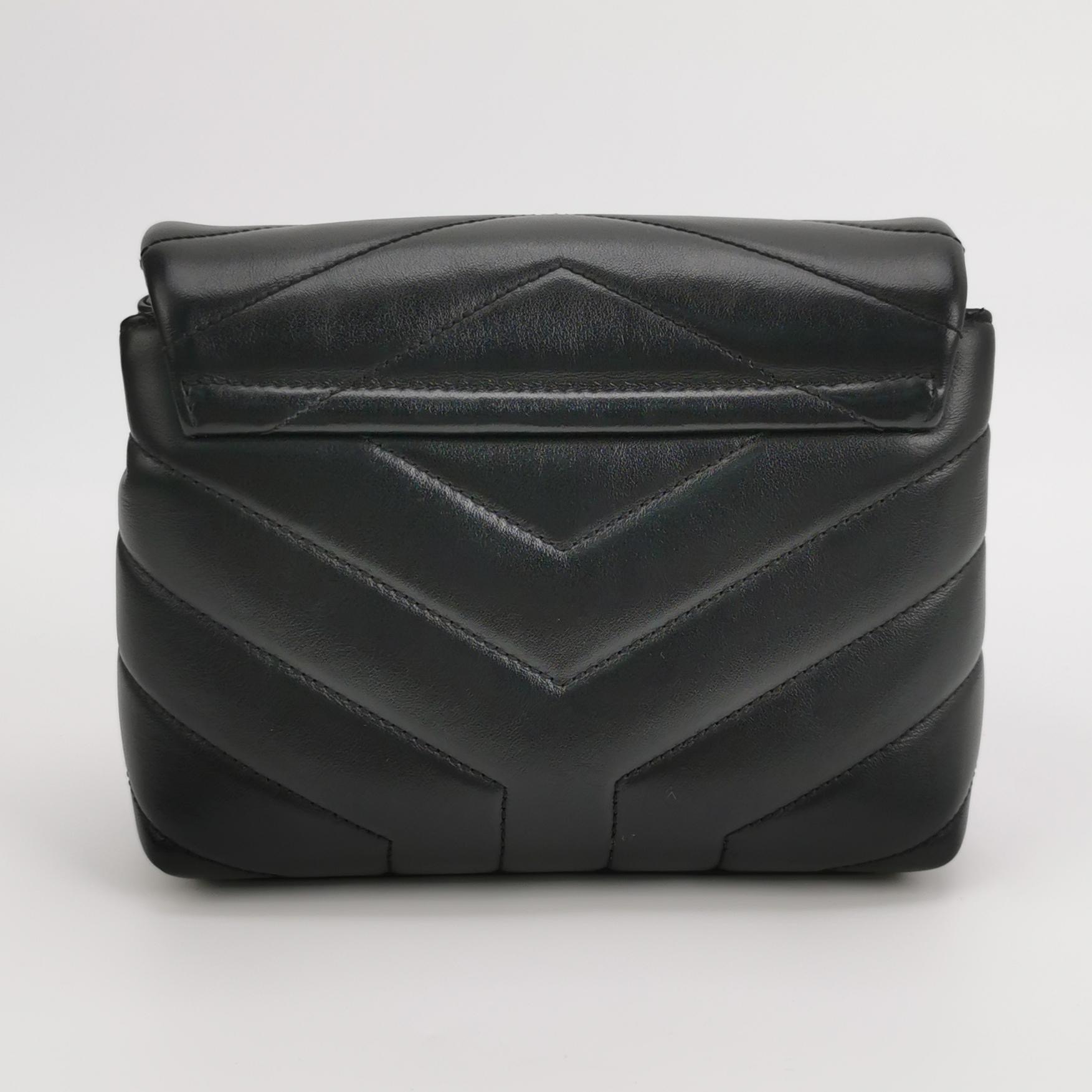 Saint Laurent Loulou Shoulder Bag Matelasse Chevron Leather Toy — photo 3 of 17