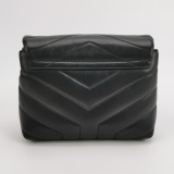 Saint Laurent Loulou Shoulder Bag Matelasse Chevron Leather Toy — thumbnail 3
