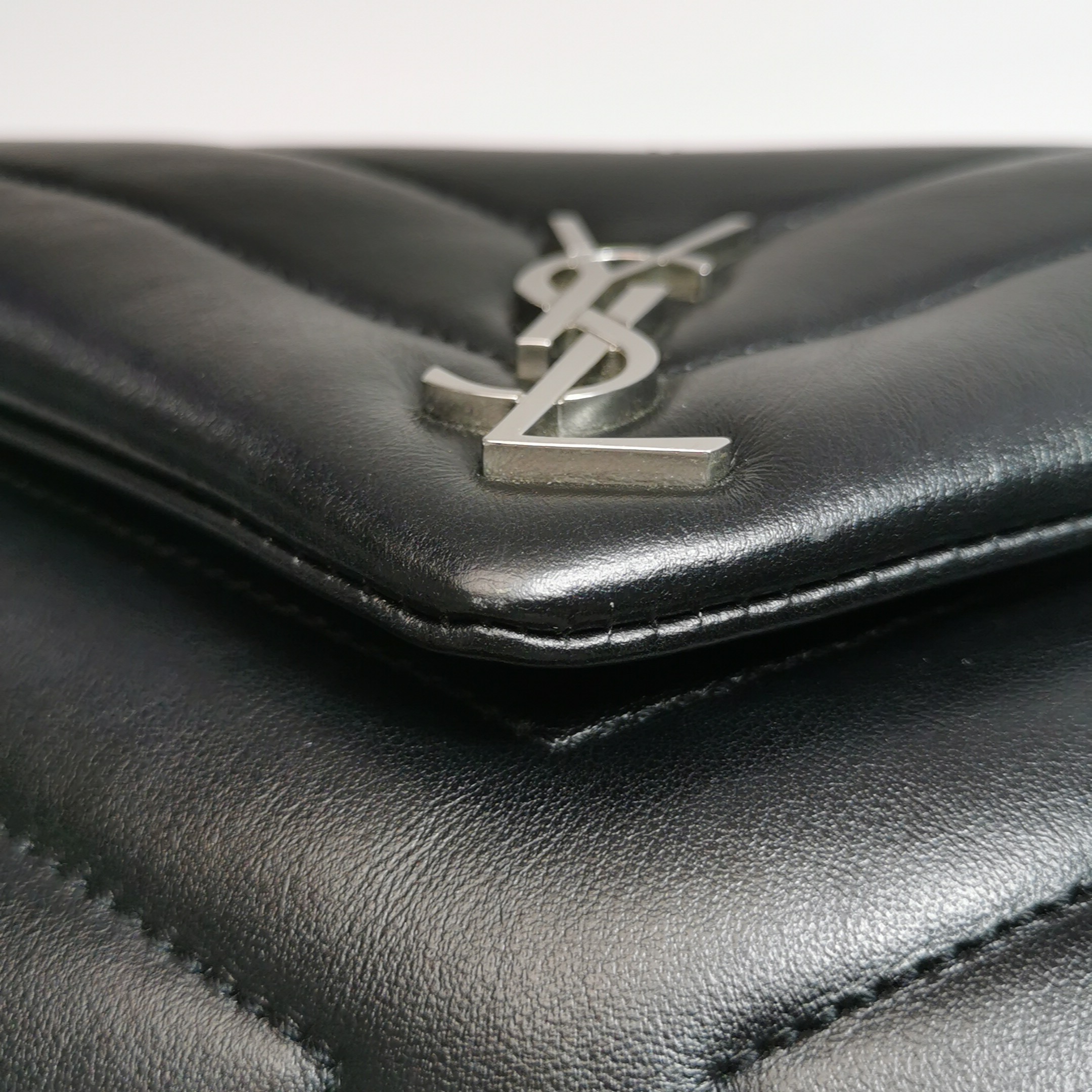 Saint Laurent Loulou Shoulder Bag Matelasse Chevron Leather Toy — photo 12 of 17