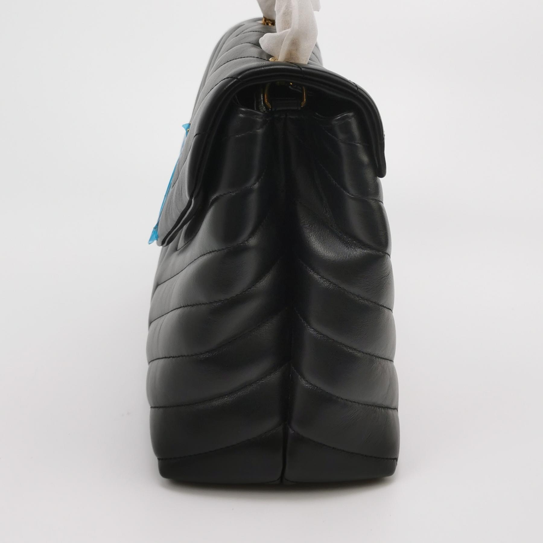 Saint Laurent Loulou Shoulder Bag Matelasse Chevron Leather Medium — photo 5 of 16