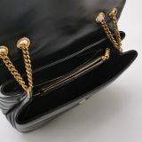 Saint Laurent Loulou Shoulder Bag Matelasse Chevron Leather Medium — thumbnail 7