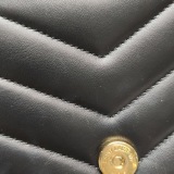 Saint Laurent Loulou Shoulder Bag Matelasse Chevron Leather Medium — thumbnail 11