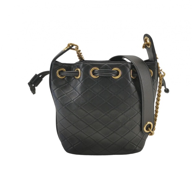 Saint Laurent Cassandre Black Bucket Bag — pre-owned, Vierlot