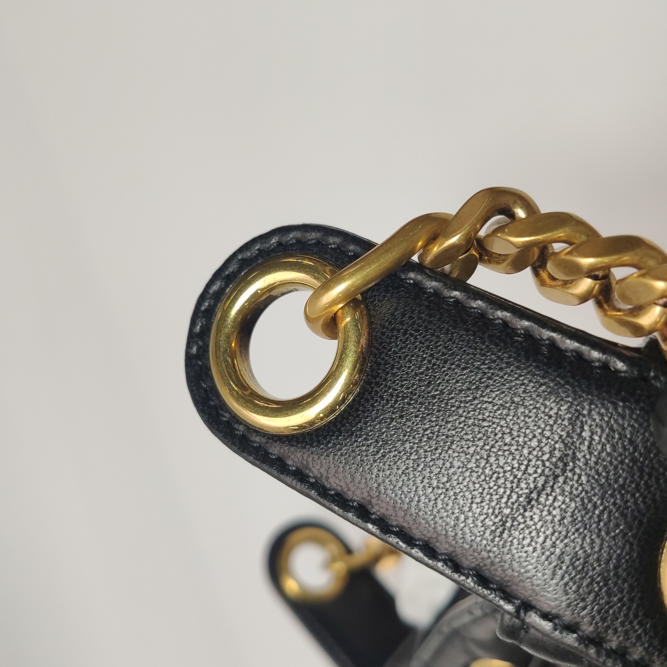 Saint Laurent Cassandre Black Bucket Bag — photo 10 of 15