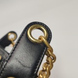 Saint Laurent Cassandre Black Bucket Bag — thumbnail 10