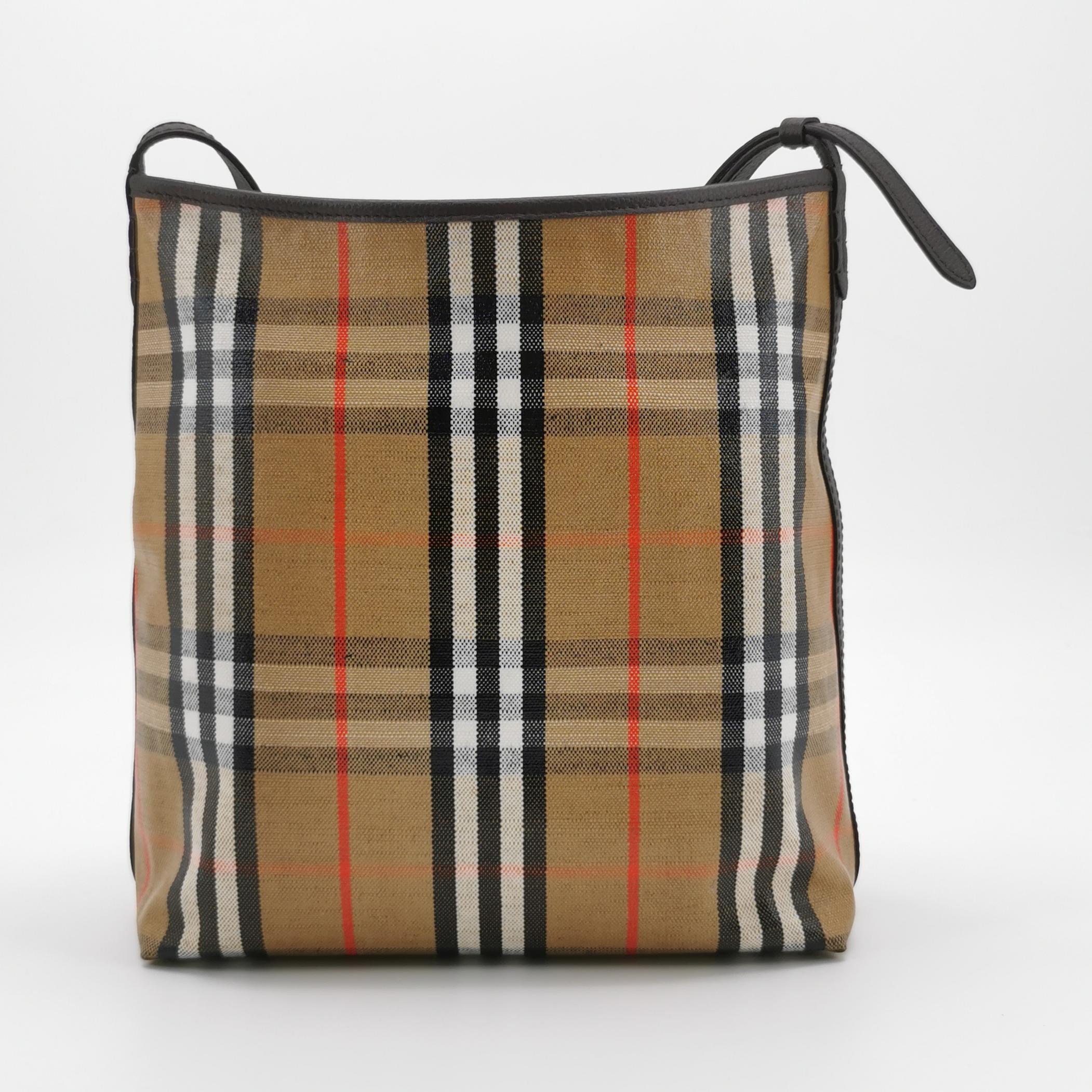 Burberry Vintage Check Coated Canvas Bag — photo 3 of 12