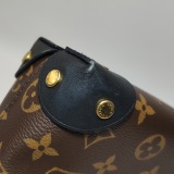 Louis Vuitton(LV) Petite Malle Souple Handbag Monogram Canvas with Leather — thumbnail 13
