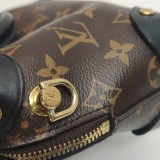 Louis Vuitton(LV) Petite Malle Souple Handbag Monogram Canvas with Leather — thumbnail 11