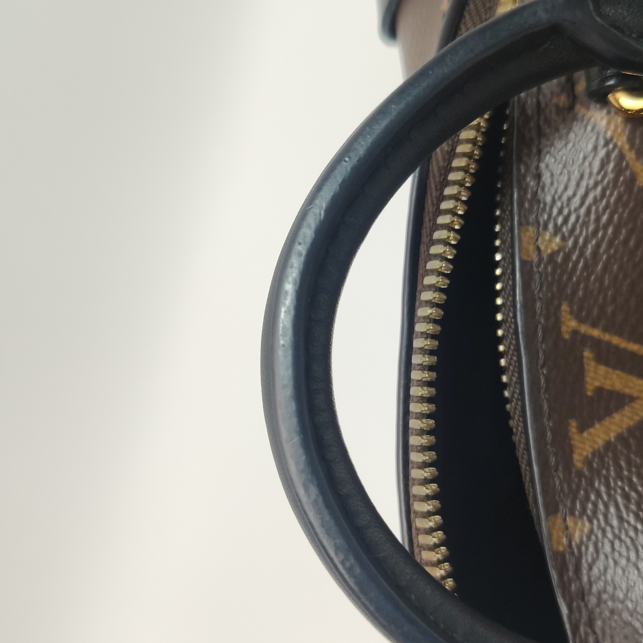 Louis Vuitton(LV) Petite Malle Souple Handbag Monogram Canvas with Leather — photo 17 of 17