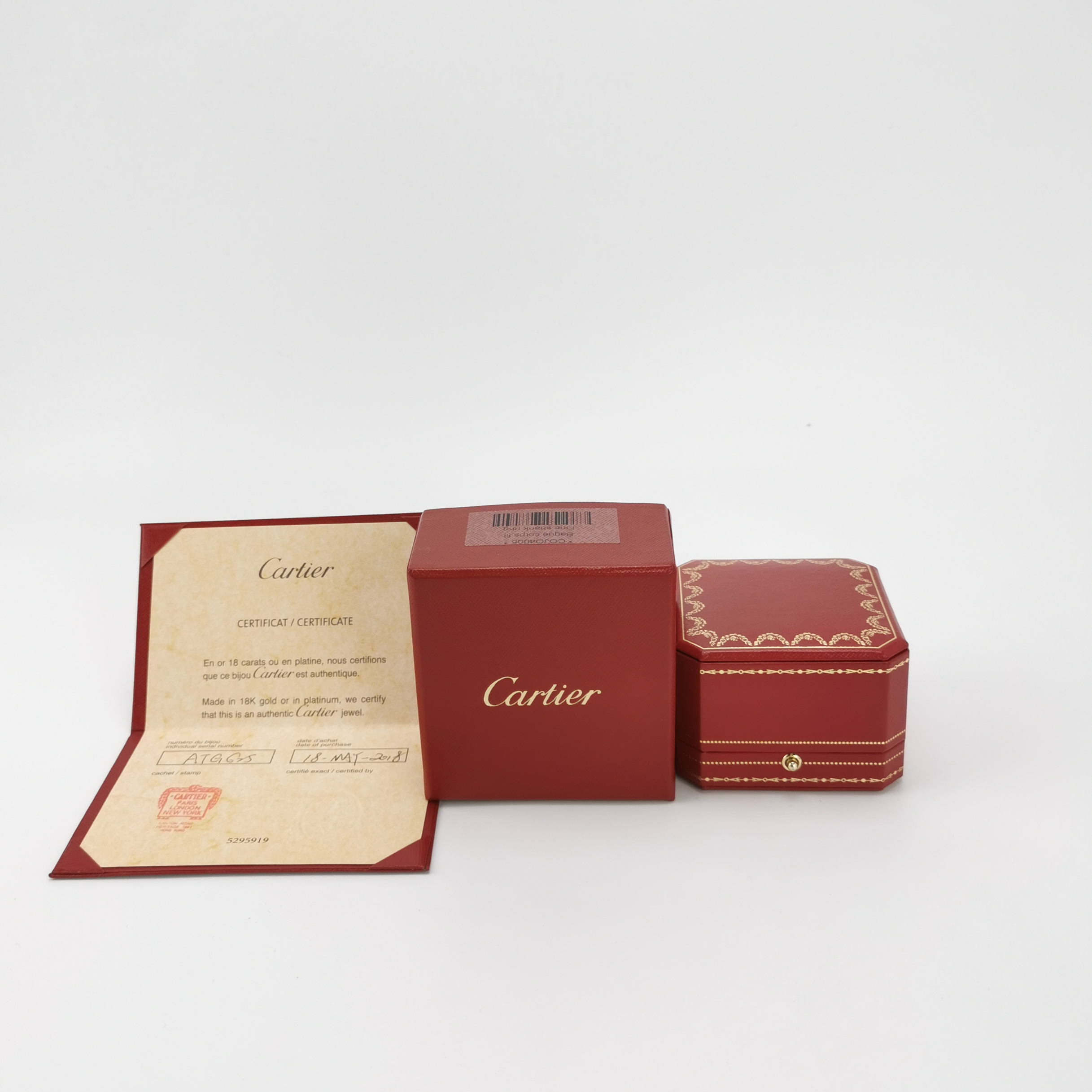 Cartier Love Ring in 18K White Gold with Diamonds, Size 49 (HK 10)