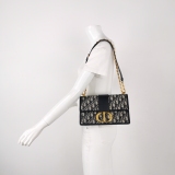 Dior 30 Montaigne Chain Flap Bag Oblique Canvas — thumbnail 2