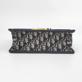 Dior 30 Montaigne Chain Flap Bag Oblique Canvas — thumbnail 6