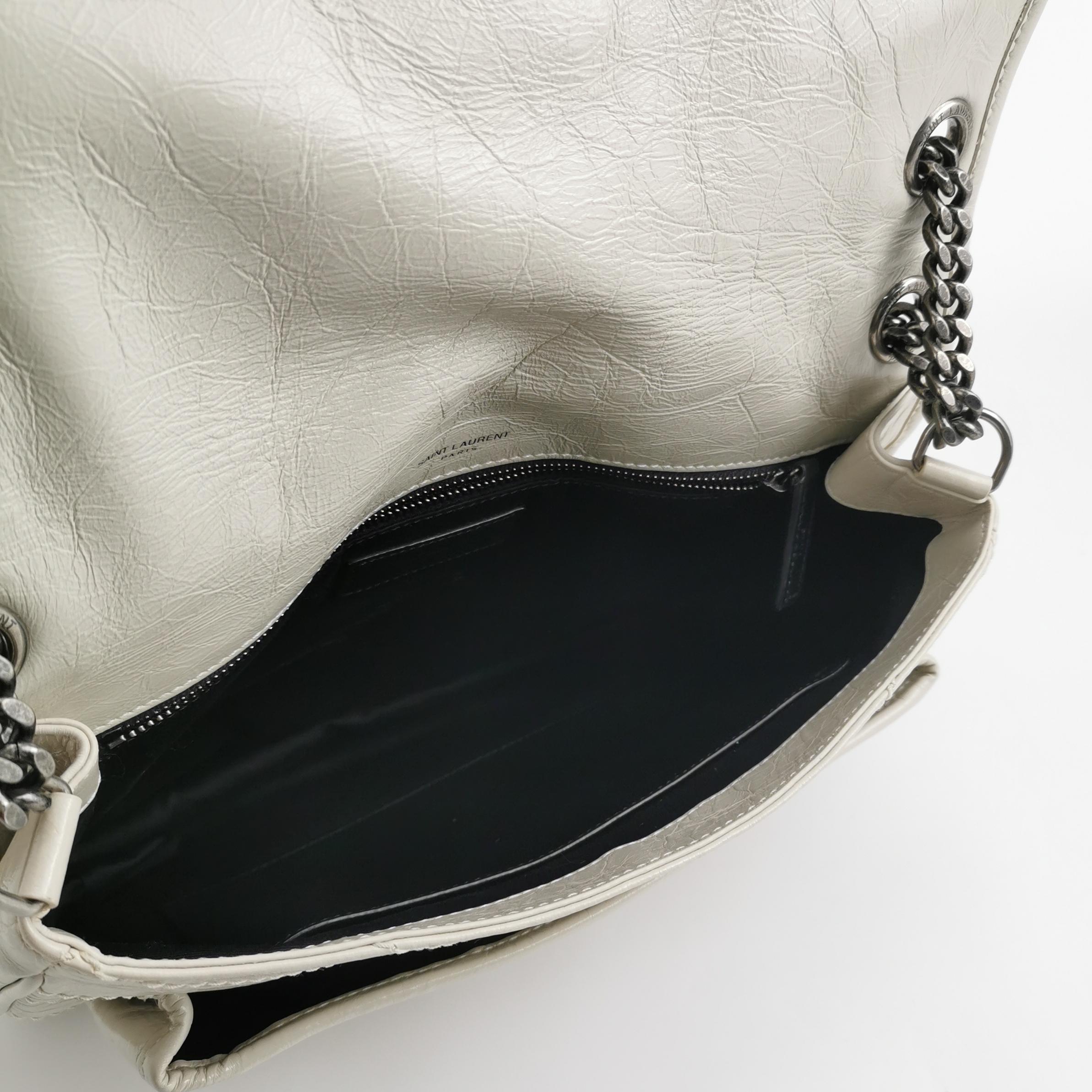 Saint Laurent（YSL） Niki Chain Flap Bag Matelasse Chevron Leather Medium — photo 8 of 17