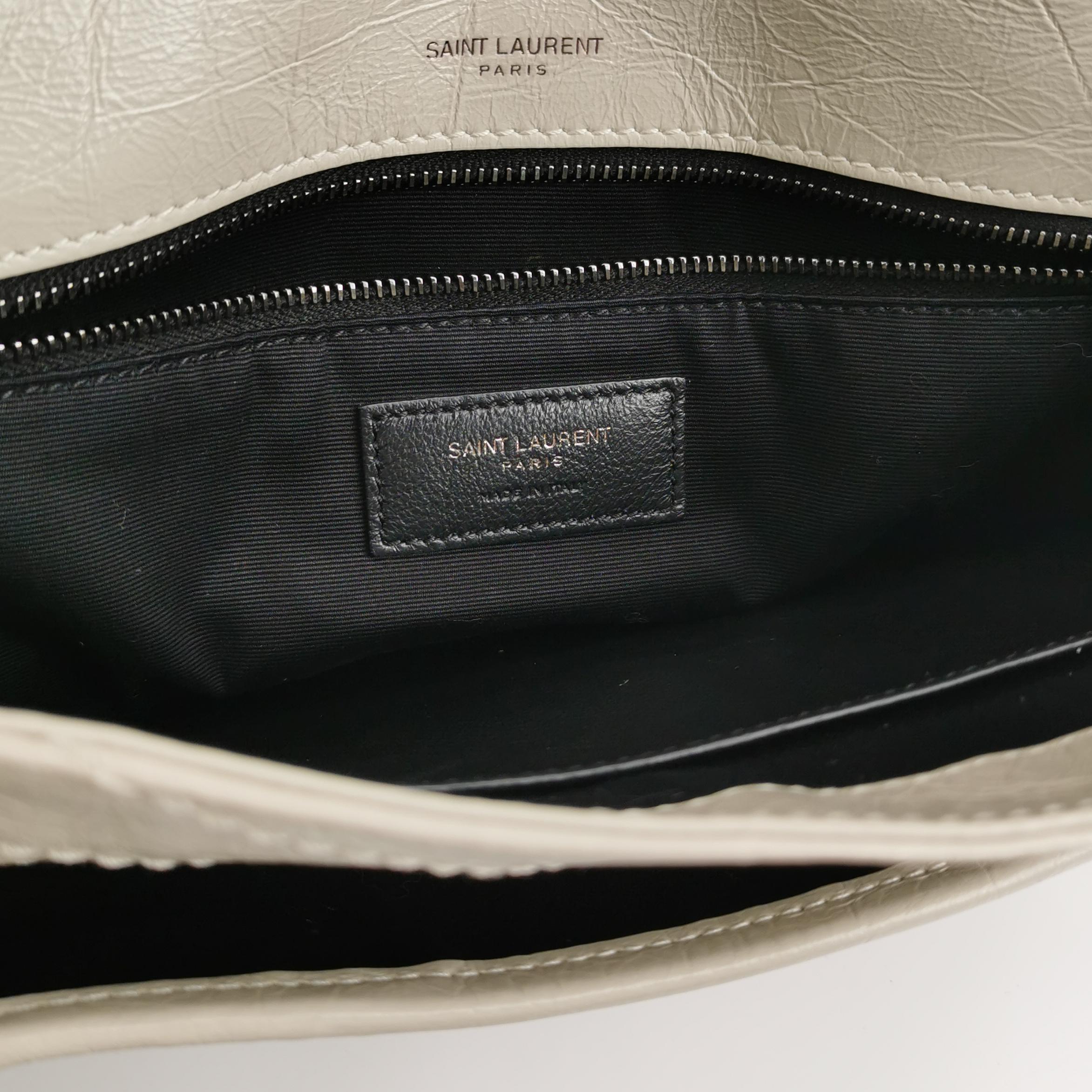 Saint Laurent（YSL） Niki Chain Flap Bag Matelasse Chevron Leather Medium — photo 12 of 17