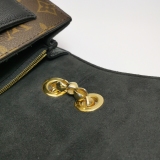 Louis Vuitton(LV) Victoire Monogram Canvas Black Leather Chain Shoulder Bag — thumbnail 11