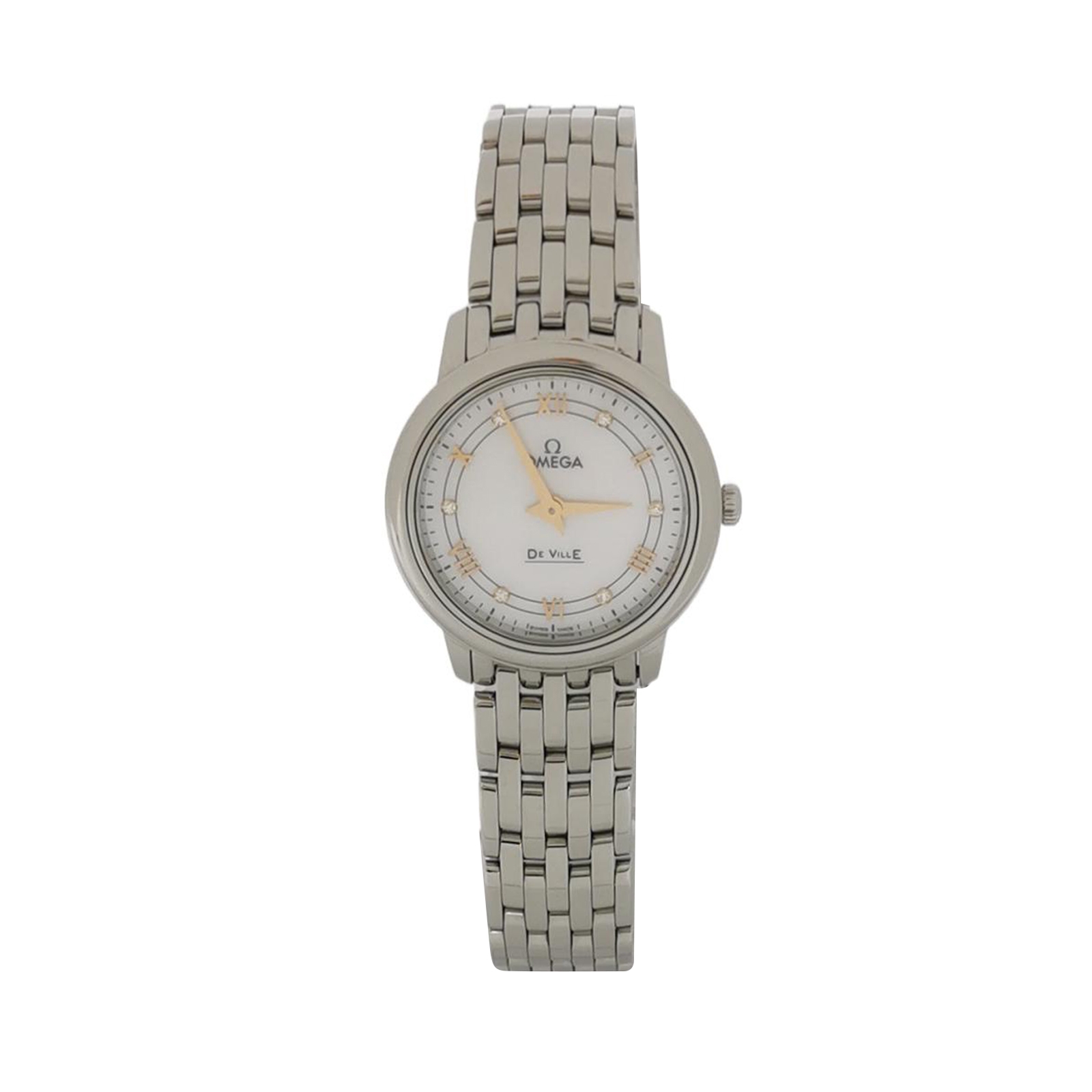 OMEGA De Ville Prestige Quartz Watch Stainless Steel with Diamond Markers 27 — photo 1 of 9