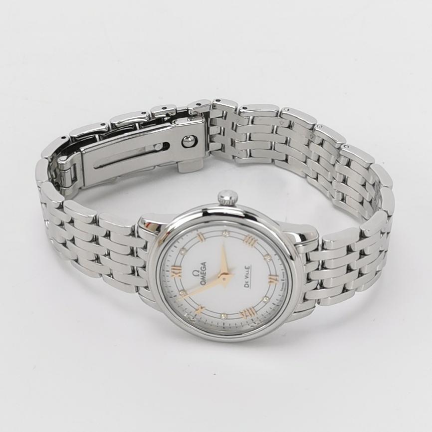 OMEGA De Ville Prestige Quartz Watch Stainless Steel with Diamond Markers 27 — photo 3 of 9