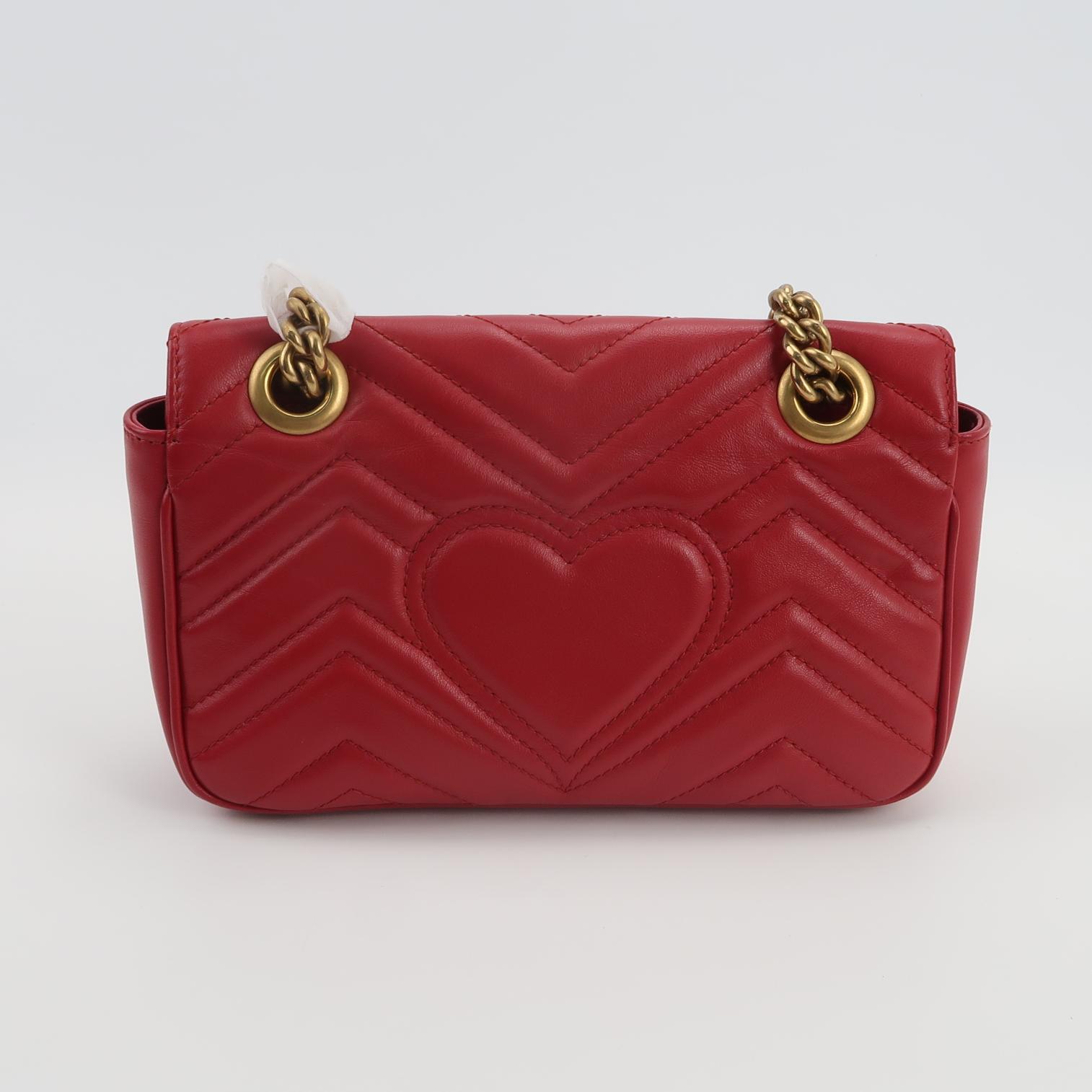Gucci GG Marmont Flap Bag Matelasse Leather Small — photo 5 of 16