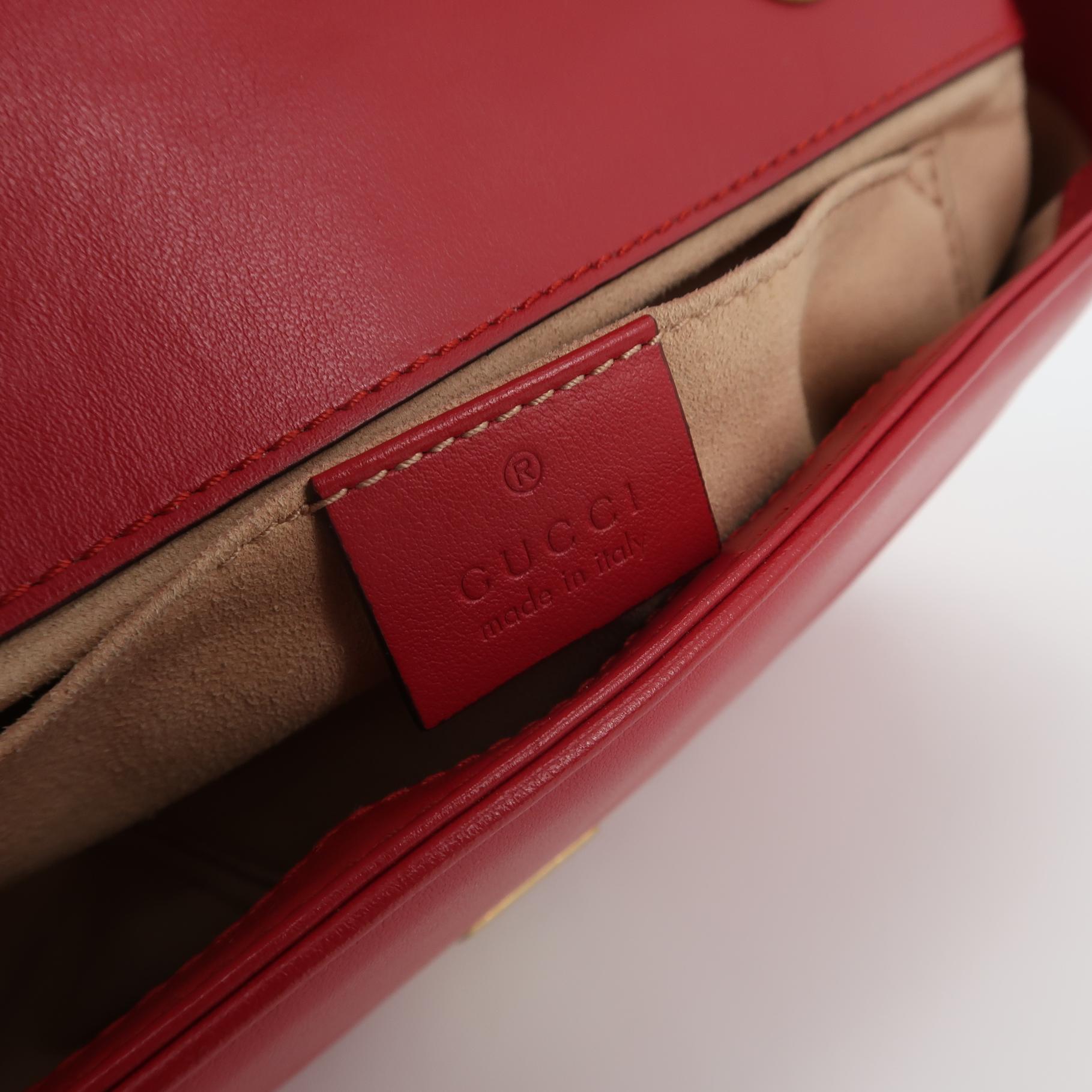 Gucci GG Marmont Flap Bag Matelasse Leather Small — photo 8 of 16