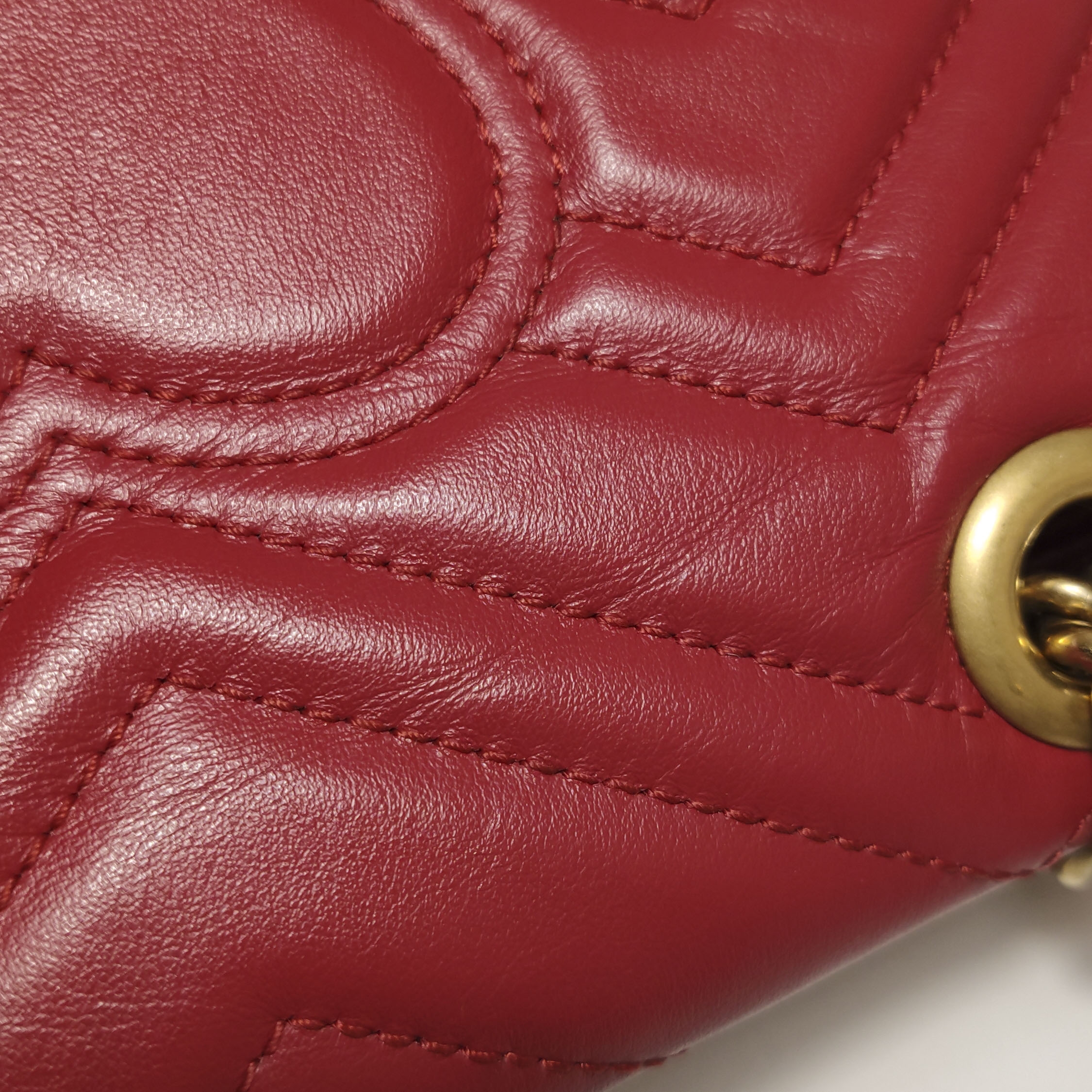 Gucci GG Marmont Flap Bag Matelasse Leather Small — photo 10 of 16