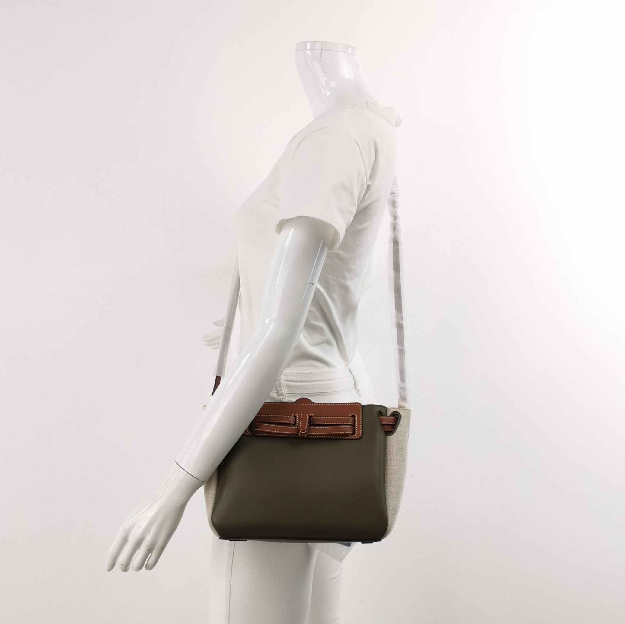 Loewe Lazo Bag Leather with Canvas Mini — alternate view
