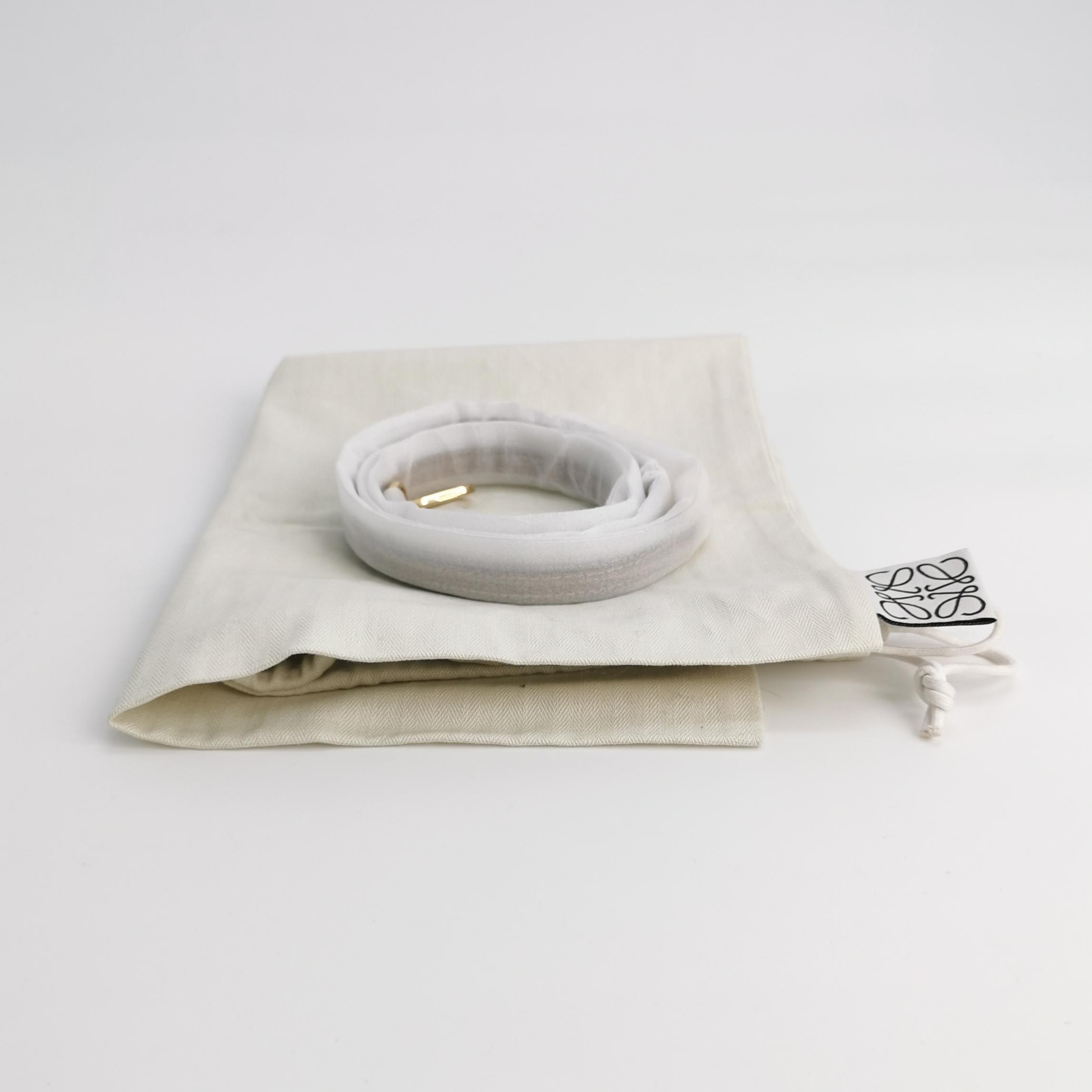 Loewe Lazo Bag Leather with Canvas Mini