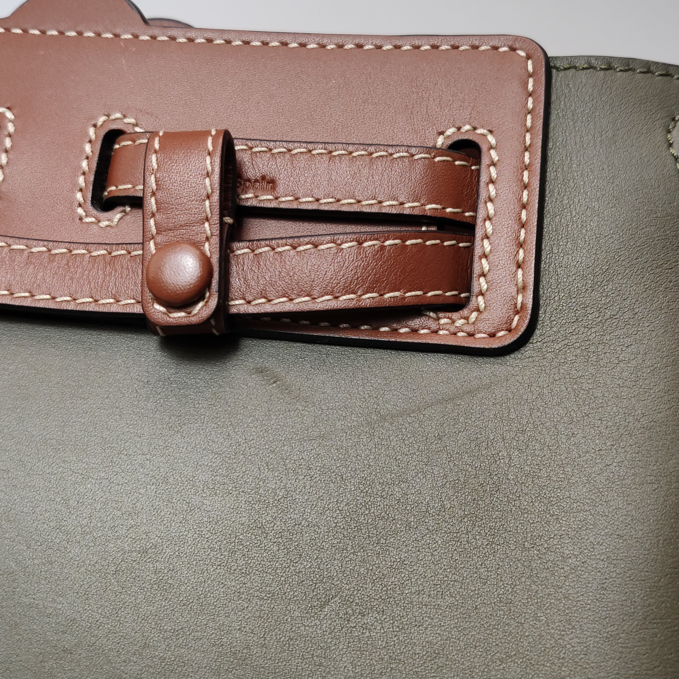 Loewe Lazo Bag Leather with Canvas Mini