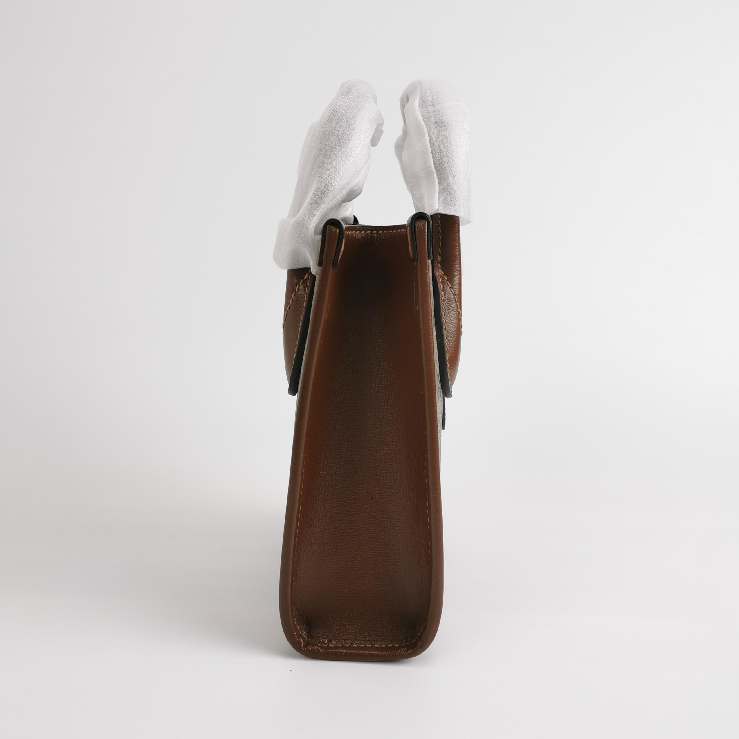  Gucci Interlocking G Patch Tote GG Coated Canvas Mini — photo 4 of 19