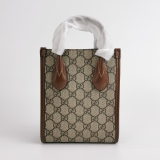  Gucci Interlocking G Patch Tote GG Coated Canvas Mini — thumbnail 5