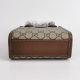  Gucci Interlocking G Patch Tote GG Coated Canvas Mini — thumbnail 6