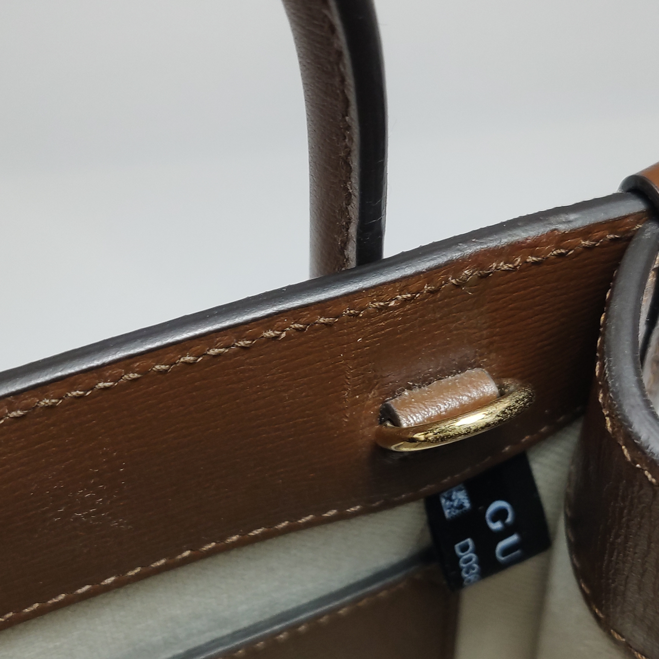  Gucci Interlocking G Patch Tote GG Coated Canvas Mini — photo 13 of 19