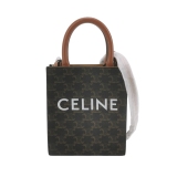 Celine Vertical Cabas Tote Triomphe Coated Canvas Mini — thumbnail 1