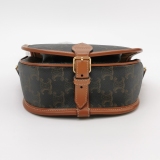 Celine Folco Bag Triomphe Coated Canvas Medium — thumbnail 6