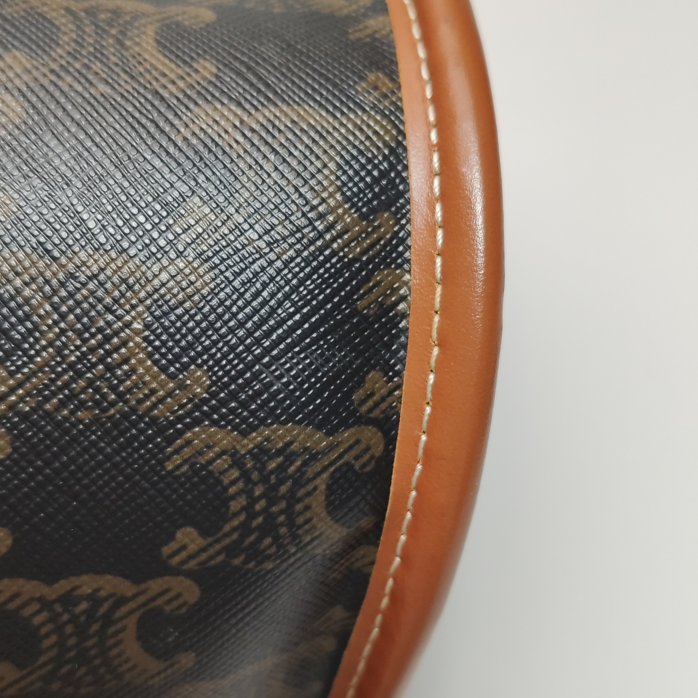Celine Folco Bag Triomphe Coated Canvas Medium — photo 10 of 21